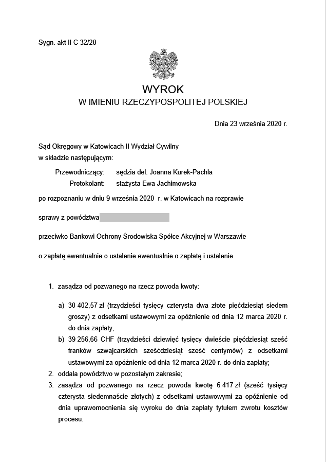 Wyrok z dnia 23 września 2020 r