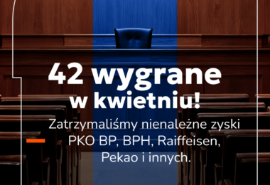 42 wygrane w kwietniu